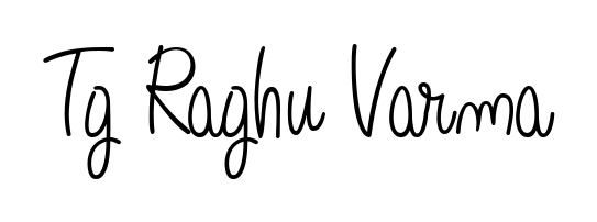 Explore multiple handwriting variations for Tg Raghu Varma including this stunning Angelique-Rose-font-FFP design. Free to use across all platforms. Tg Raghu Varma signature style 5 images and pictures png
