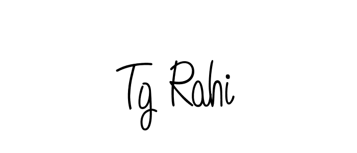 Check out images of Autograph of Tg Rahi name. Actor Tg Rahi Signature Style. Angelique-Rose-font-FFP is a professional sign style online. Tg Rahi signature style 5 images and pictures png