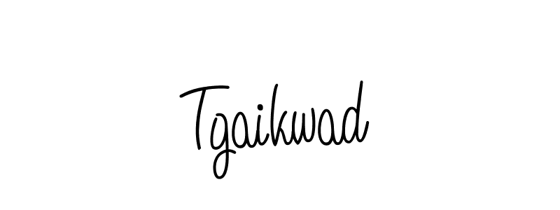 How to Draw Tgaikwad signature style? Angelique-Rose-font-FFP is a latest design signature styles for name Tgaikwad. Tgaikwad signature style 5 images and pictures png