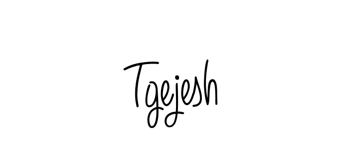 if you are searching for the best signature style for your name Tgejesh. so please give up your signature search. here we have designed multiple signature styles  using Angelique-Rose-font-FFP. Tgejesh signature style 5 images and pictures png