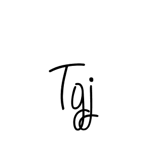 Use a signature maker to create a handwritten signature online. With this signature software, you can design (Angelique-Rose-font-FFP) your own signature for name Tgj. Tgj signature style 5 images and pictures png