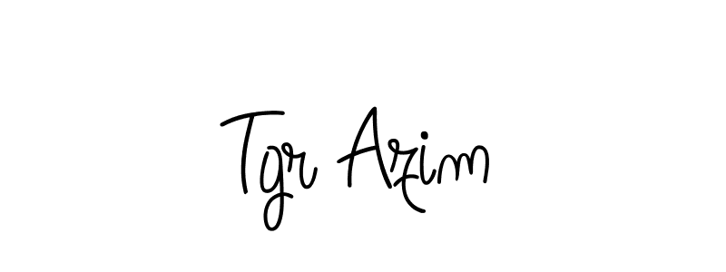 Make a beautiful signature design for name Tgr Azim. Use this online signature maker to create a handwritten signature for free. Tgr Azim signature style 5 images and pictures png