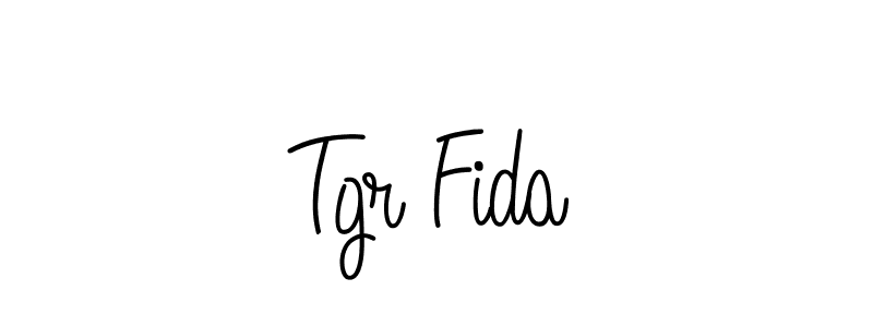 You can use this online signature creator to create a handwritten signature for the name Tgr Fida. This is the best online autograph maker. Tgr Fida signature style 5 images and pictures png