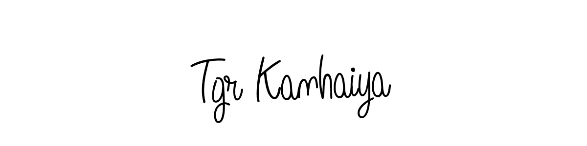 Once you've used our free online signature maker to create your best signature Angelique-Rose-font-FFP style, it's time to enjoy all of the benefits that Tgr Kanhaiya name signing documents. Tgr Kanhaiya signature style 5 images and pictures png