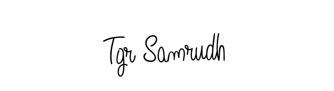 Also You can easily find your signature by using the search form. We will create Tgr Samrudh name handwritten signature images for you free of cost using Angelique-Rose-font-FFP sign style. Tgr Samrudh signature style 5 images and pictures png