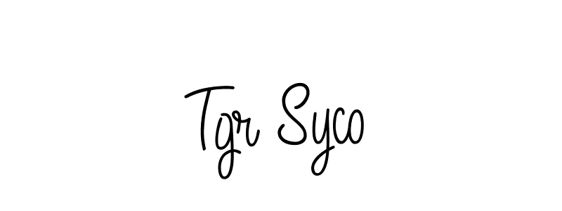 It looks lik you need a new signature style for name Tgr Syco. Design unique handwritten (Angelique-Rose-font-FFP) signature with our free signature maker in just a few clicks. Tgr Syco signature style 5 images and pictures png