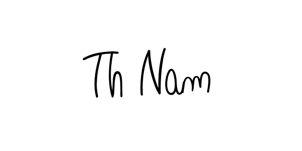Use a signature maker to create a handwritten signature online. With this signature software, you can design (Angelique-Rose-font-FFP) your own signature for name Th Nam. Th Nam signature style 5 images and pictures png