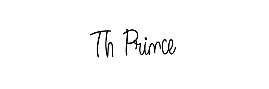 Create a beautiful signature design for name Th Prince. With this signature (Angelique-Rose-font-FFP) fonts, you can make a handwritten signature for free. Th Prince signature style 5 images and pictures png