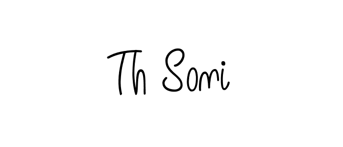 Once you've used our free online signature maker to create your best signature Angelique-Rose-font-FFP style, it's time to enjoy all of the benefits that Th Soni name signing documents. Th Soni signature style 5 images and pictures png