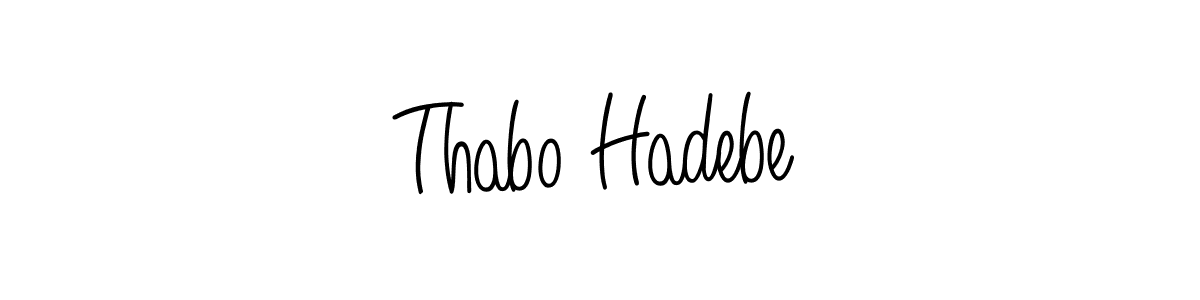 Make a short Thabo Hadebe signature style. Manage your documents anywhere anytime using Angelique-Rose-font-FFP. Create and add eSignatures, submit forms, share and send files easily. Thabo Hadebe signature style 5 images and pictures png