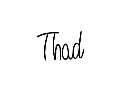 Make a beautiful signature design for name Thad. Use this online signature maker to create a handwritten signature for free. Thad signature style 5 images and pictures png