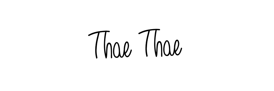 Thae Thae stylish signature style. Best Handwritten Sign (Angelique-Rose-font-FFP) for my name. Handwritten Signature Collection Ideas for my name Thae Thae. Thae Thae signature style 5 images and pictures png