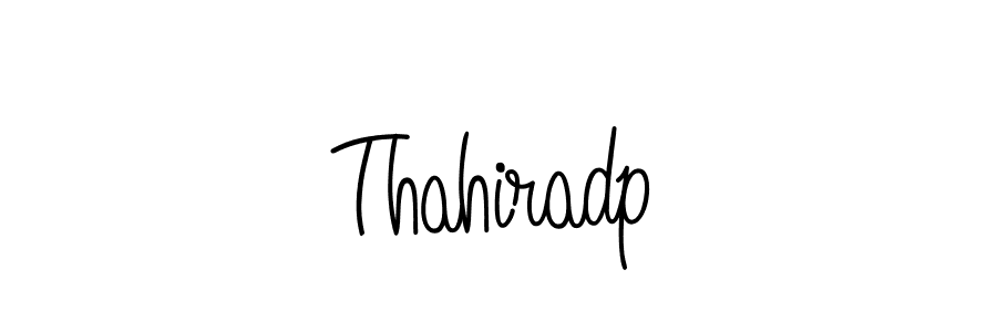 Thahiradp stylish signature style. Best Handwritten Sign (Angelique-Rose-font-FFP) for my name. Handwritten Signature Collection Ideas for my name Thahiradp. Thahiradp signature style 5 images and pictures png