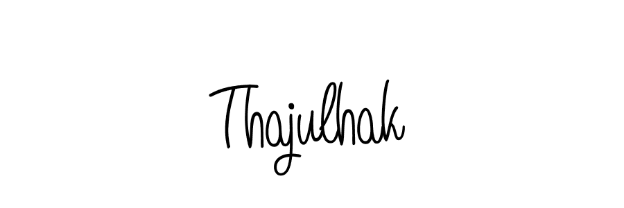 It looks lik you need a new signature style for name Thajulhak. Design unique handwritten (Angelique-Rose-font-FFP) signature with our free signature maker in just a few clicks. Thajulhak signature style 5 images and pictures png