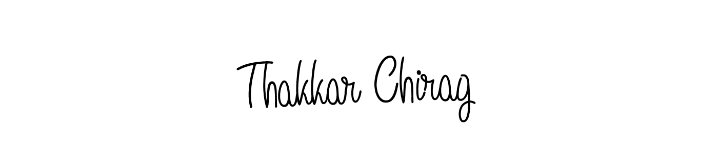 Create a beautiful signature design for name Thakkar Chirag. With this signature (Angelique-Rose-font-FFP) fonts, you can make a handwritten signature for free. Thakkar Chirag signature style 5 images and pictures png