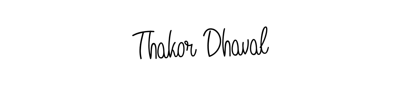 Make a beautiful signature design for name Thakor Dhaval. Use this online signature maker to create a handwritten signature for free. Thakor Dhaval signature style 5 images and pictures png