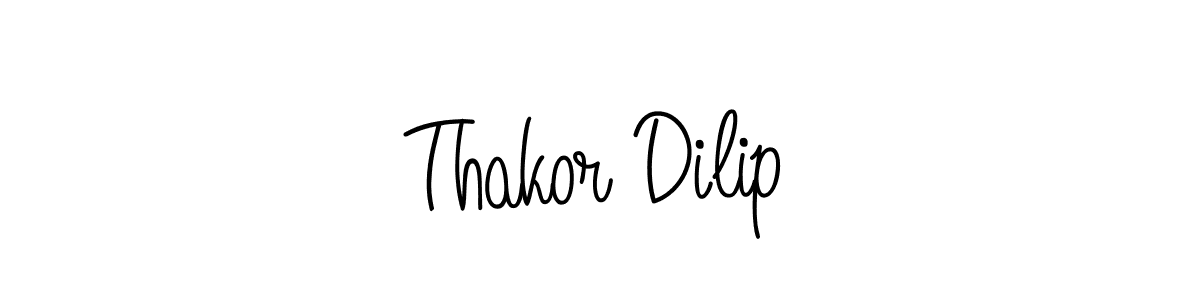 You can use this online signature creator to create a handwritten signature for the name Thakor Dilip. This is the best online autograph maker. Thakor Dilip signature style 5 images and pictures png