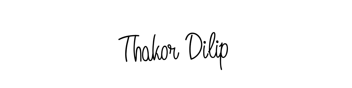 It looks lik you need a new signature style for name Thakor Dilip. Design unique handwritten (Angelique-Rose-font-FFP) signature with our free signature maker in just a few clicks. Thakor Dilip signature style 5 images and pictures png