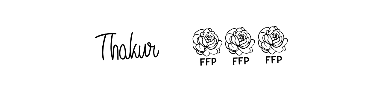 Use a signature maker to create a handwritten signature online. With this signature software, you can design (Angelique-Rose-font-FFP) your own signature for name Thakur    239. Thakur    239 signature style 5 images and pictures png