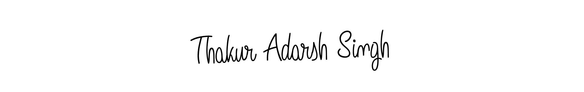 You should practise on your own different ways (Angelique-Rose-font-FFP) to write your name (Thakur Adarsh Singh) in signature. don't let someone else do it for you. Thakur Adarsh Singh signature style 5 images and pictures png