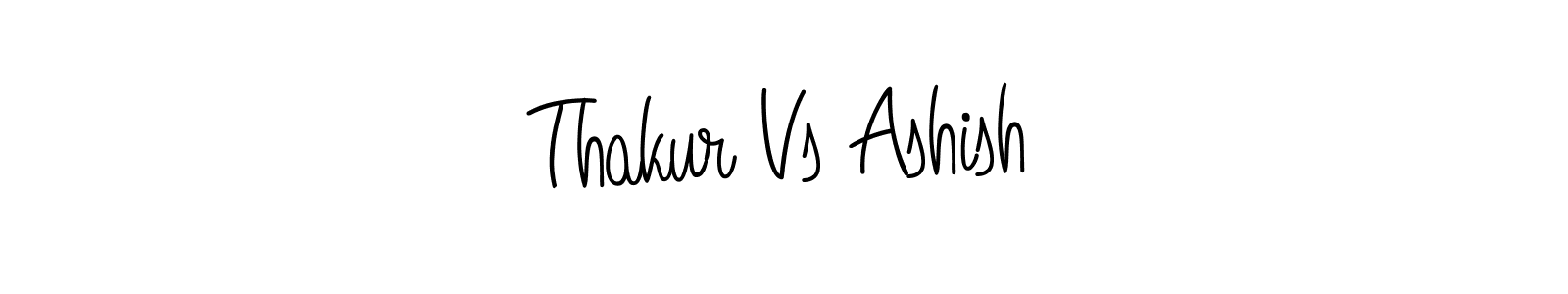 The best way (Angelique-Rose-font-FFP) to make a short signature is to pick only two or three words in your name. The name Thakur Vs Ashish include a total of six letters. For converting this name. Thakur Vs Ashish signature style 5 images and pictures png