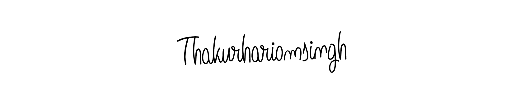 Here are the top 10 professional signature styles for the name Thakurhariomsingh. These are the best autograph styles you can use for your name. Thakurhariomsingh signature style 5 images and pictures png