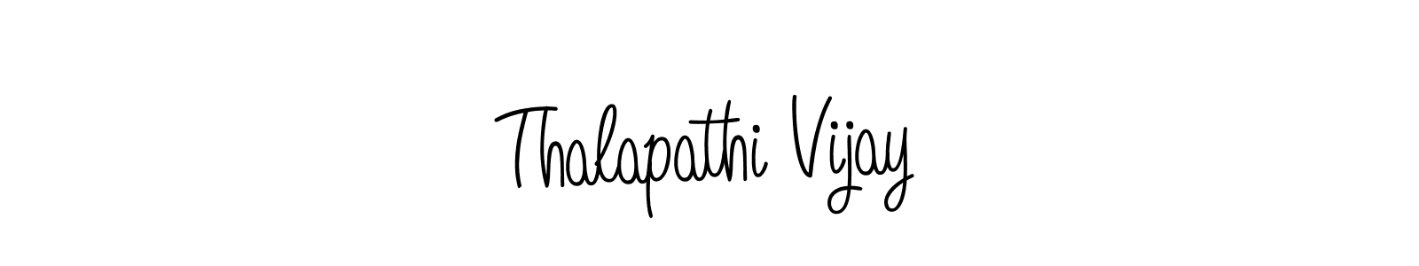 How to Draw Thalapathi Vijay signature style? Angelique-Rose-font-FFP is a latest design signature styles for name Thalapathi Vijay. Thalapathi Vijay signature style 5 images and pictures png