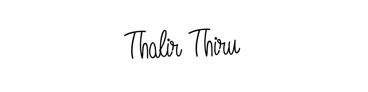 How to Draw Thalir Thiru signature style? Angelique-Rose-font-FFP is a latest design signature styles for name Thalir Thiru. Thalir Thiru signature style 5 images and pictures png