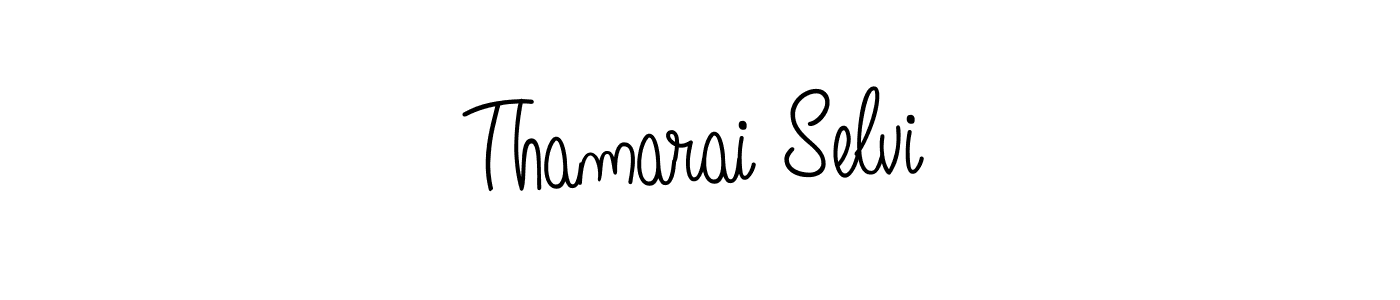 Make a beautiful signature design for name Thamarai Selvi. Use this online signature maker to create a handwritten signature for free. Thamarai Selvi signature style 5 images and pictures png