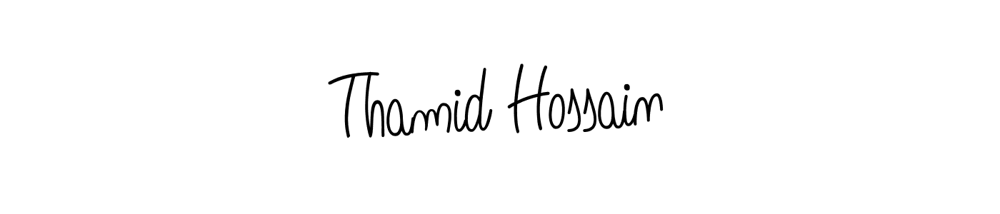 Best and Professional Signature Style for Thamid Hossain. Angelique-Rose-font-FFP Best Signature Style Collection. Thamid Hossain signature style 5 images and pictures png