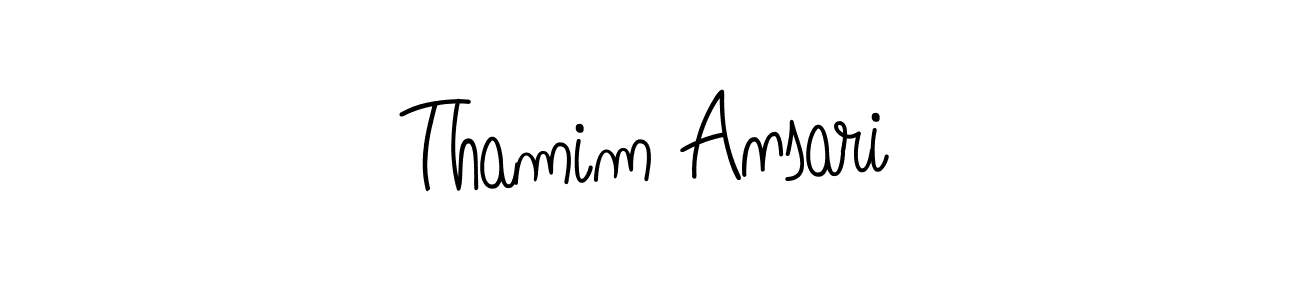 Similarly Angelique-Rose-font-FFP is the best handwritten signature design. Signature creator online .You can use it as an online autograph creator for name Thamim Ansari. Thamim Ansari signature style 5 images and pictures png