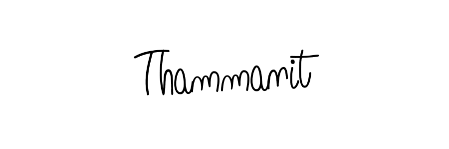 Design your own signature with our free online signature maker. With this signature software, you can create a handwritten (Angelique-Rose-font-FFP) signature for name Thammanit. Thammanit signature style 5 images and pictures png