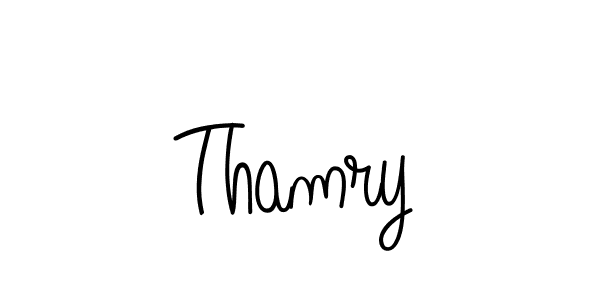 How to Draw Thamry signature style? Angelique-Rose-font-FFP is a latest design signature styles for name Thamry. Thamry signature style 5 images and pictures png