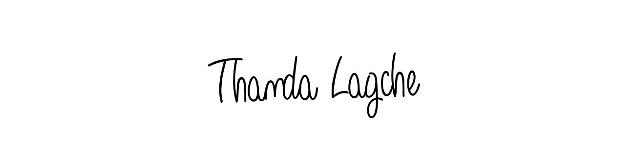 The best way (Angelique-Rose-font-FFP) to make a short signature is to pick only two or three words in your name. The name Thanda Lagche include a total of six letters. For converting this name. Thanda Lagche signature style 5 images and pictures png