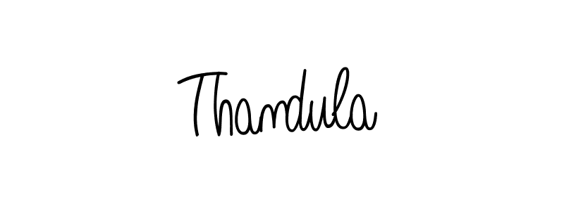 Create a beautiful signature design for name Thandula. With this signature (Angelique-Rose-font-FFP) fonts, you can make a handwritten signature for free. Thandula signature style 5 images and pictures png