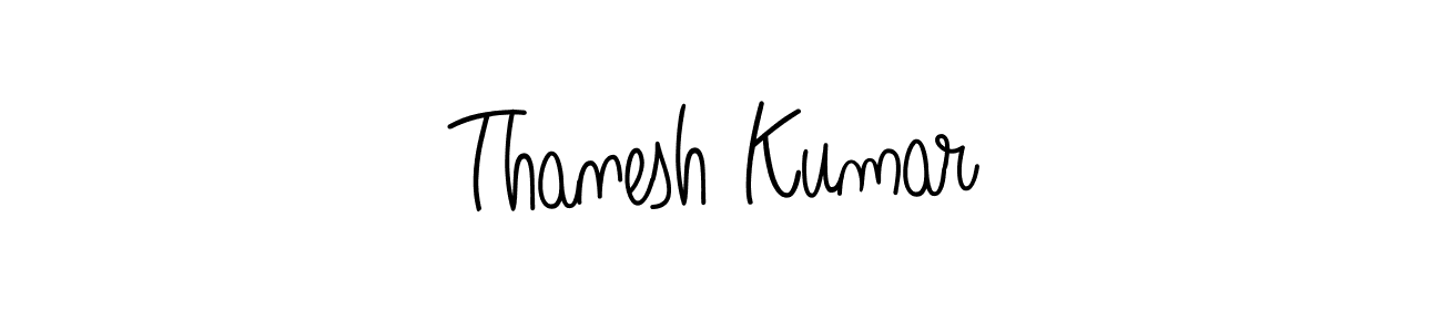 if you are searching for the best signature style for your name Thanesh Kumar. so please give up your signature search. here we have designed multiple signature styles  using Angelique-Rose-font-FFP. Thanesh Kumar signature style 5 images and pictures png