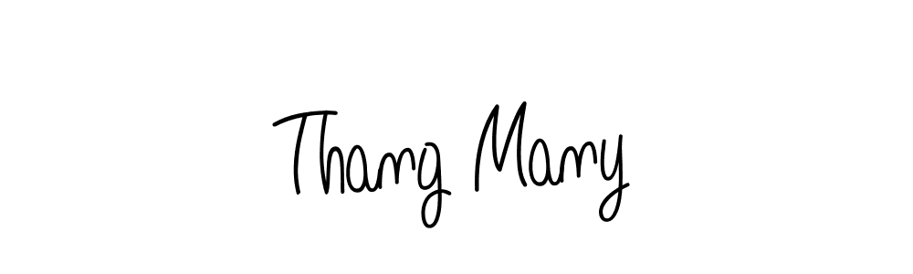 How to make Thang Many name signature. Use Angelique-Rose-font-FFP style for creating short signs online. This is the latest handwritten sign. Thang Many signature style 5 images and pictures png