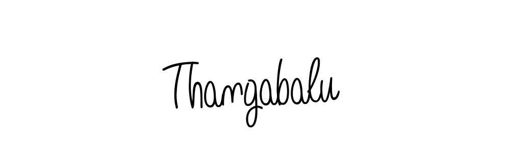 How to make Thangabalu signature? Angelique-Rose-font-FFP is a professional autograph style. Create handwritten signature for Thangabalu name. Thangabalu signature style 5 images and pictures png