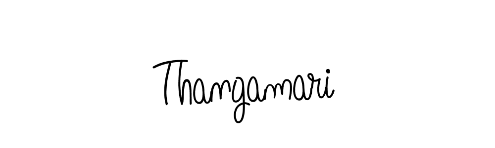 Use a signature maker to create a handwritten signature online. With this signature software, you can design (Angelique-Rose-font-FFP) your own signature for name Thangamari. Thangamari signature style 5 images and pictures png