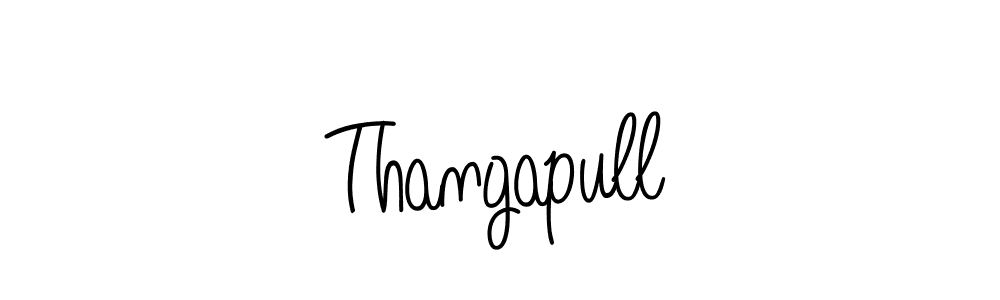 How to make Thangapull name signature. Use Angelique-Rose-font-FFP style for creating short signs online. This is the latest handwritten sign. Thangapull signature style 5 images and pictures png