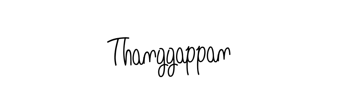 Create a beautiful signature design for name Thanggappan. With this signature (Angelique-Rose-font-FFP) fonts, you can make a handwritten signature for free. Thanggappan signature style 5 images and pictures png