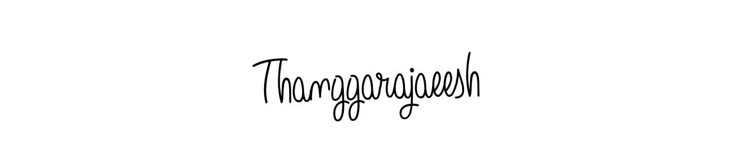 Make a beautiful signature design for name Thanggarajaeesh. With this signature (Angelique-Rose-font-FFP) style, you can create a handwritten signature for free. Thanggarajaeesh signature style 5 images and pictures png