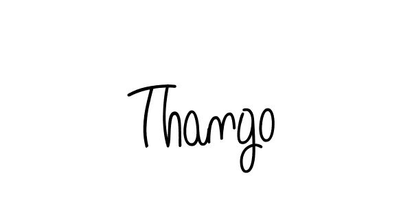 Make a beautiful signature design for name Thango. With this signature (Angelique-Rose-font-FFP) style, you can create a handwritten signature for free. Thango signature style 5 images and pictures png