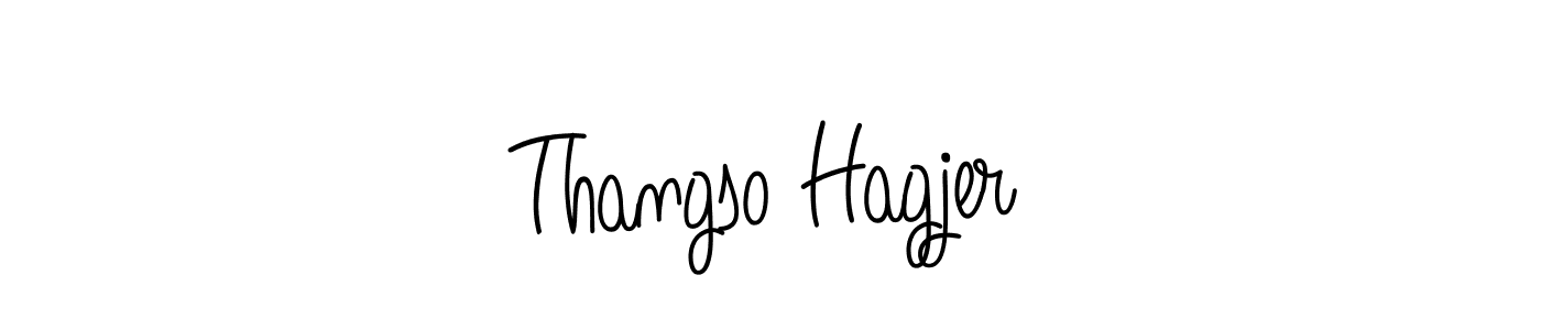 How to Draw Thangso Hagjer signature style? Angelique-Rose-font-FFP is a latest design signature styles for name Thangso Hagjer. Thangso Hagjer signature style 5 images and pictures png