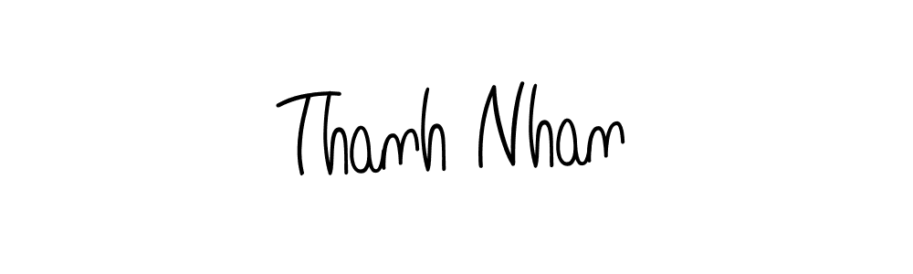Similarly Angelique-Rose-font-FFP is the best handwritten signature design. Signature creator online .You can use it as an online autograph creator for name Thanh Nhan. Thanh Nhan signature style 5 images and pictures png