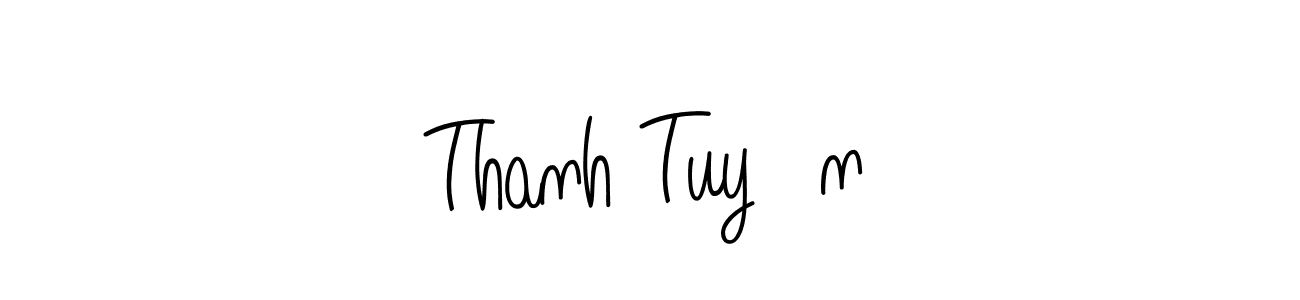 Also we have Thanh Tuyền name is the best signature style. Create professional handwritten signature collection using Angelique-Rose-font-FFP autograph style. Thanh Tuyền signature style 5 images and pictures png