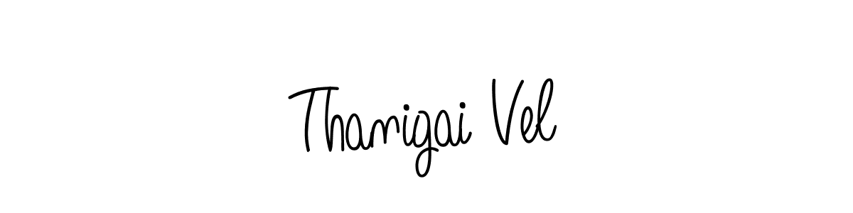 Also we have Thanigai Vel name is the best signature style. Create professional handwritten signature collection using Angelique-Rose-font-FFP autograph style. Thanigai Vel signature style 5 images and pictures png