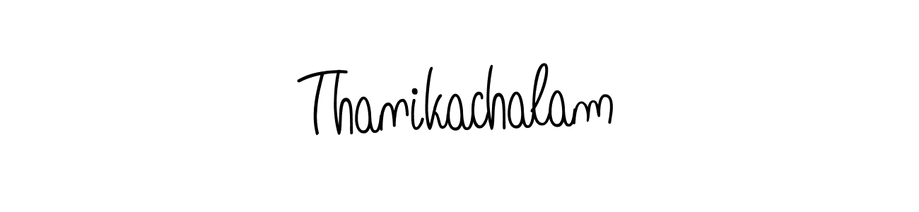 How to Draw Thanikachalam signature style? Angelique-Rose-font-FFP is a latest design signature styles for name Thanikachalam. Thanikachalam signature style 5 images and pictures png