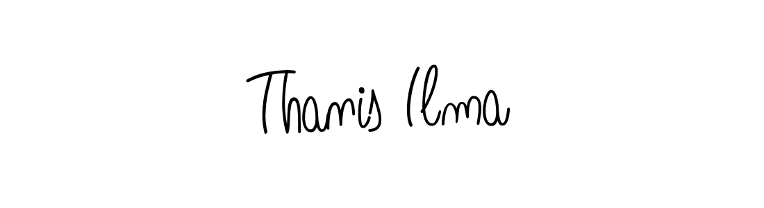 Make a beautiful signature design for name Thanis Ilma. Use this online signature maker to create a handwritten signature for free. Thanis Ilma signature style 5 images and pictures png