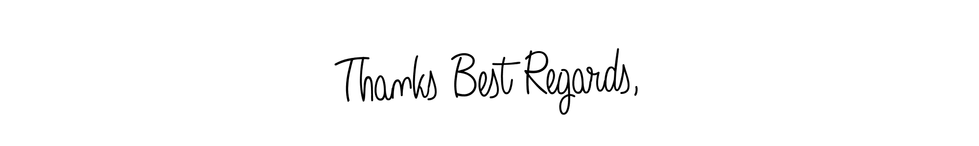 Also we have Thanks Best Regards, name is the best signature style. Create professional handwritten signature collection using Angelique-Rose-font-FFP autograph style. Thanks Best Regards, signature style 5 images and pictures png